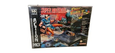 Super Nintendo Konsole - Action Pack - Street Fighter II Edition - SNES - One C