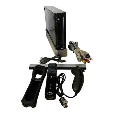 Nintendo WII Konsole - Schwarz - 2 GB mit Controller Wii Motion