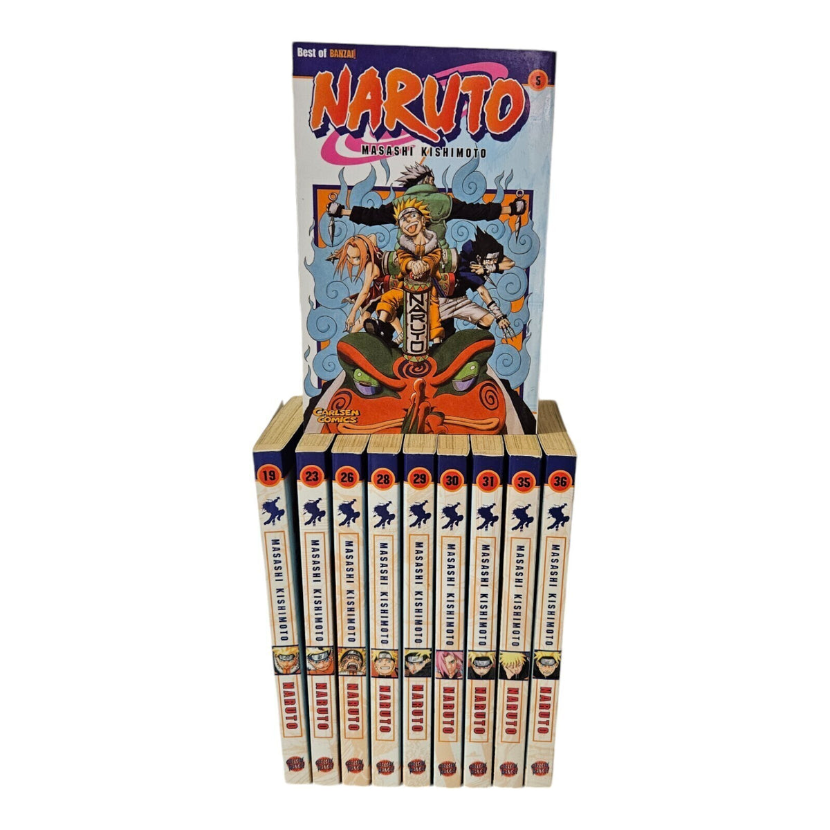 Naruto - Masashi Kishimnoto - 10 Bände - Manga / Anime