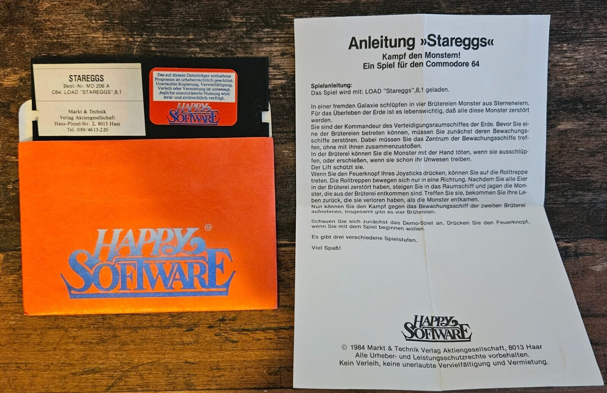 Stareggs - Commodore 64 / C64 / 128 / Diskette