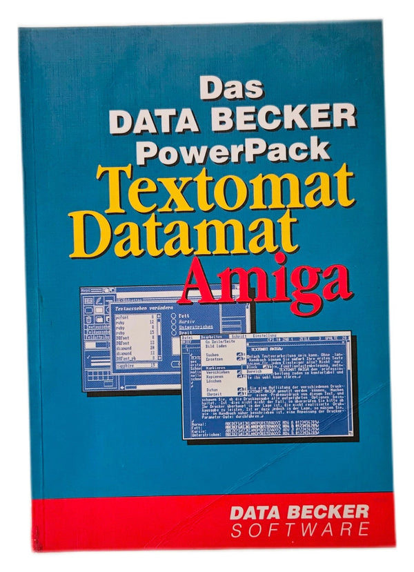 Das Data Becker Power Pack - Textomat / Datamat Buch - Commodore Amiga