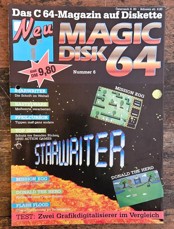 Magic Disk 64 - #6/88 - Mit Diskette - Commodore 64