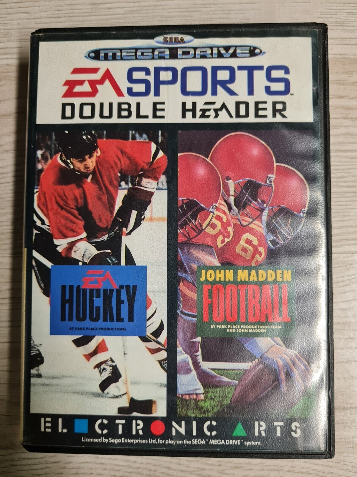 EA Sports Double Header -EA Hockey + John Madden Football- Mega Drive