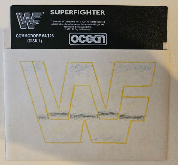 WWF Wrestle Mania - Commodore 64/128 - Diskette