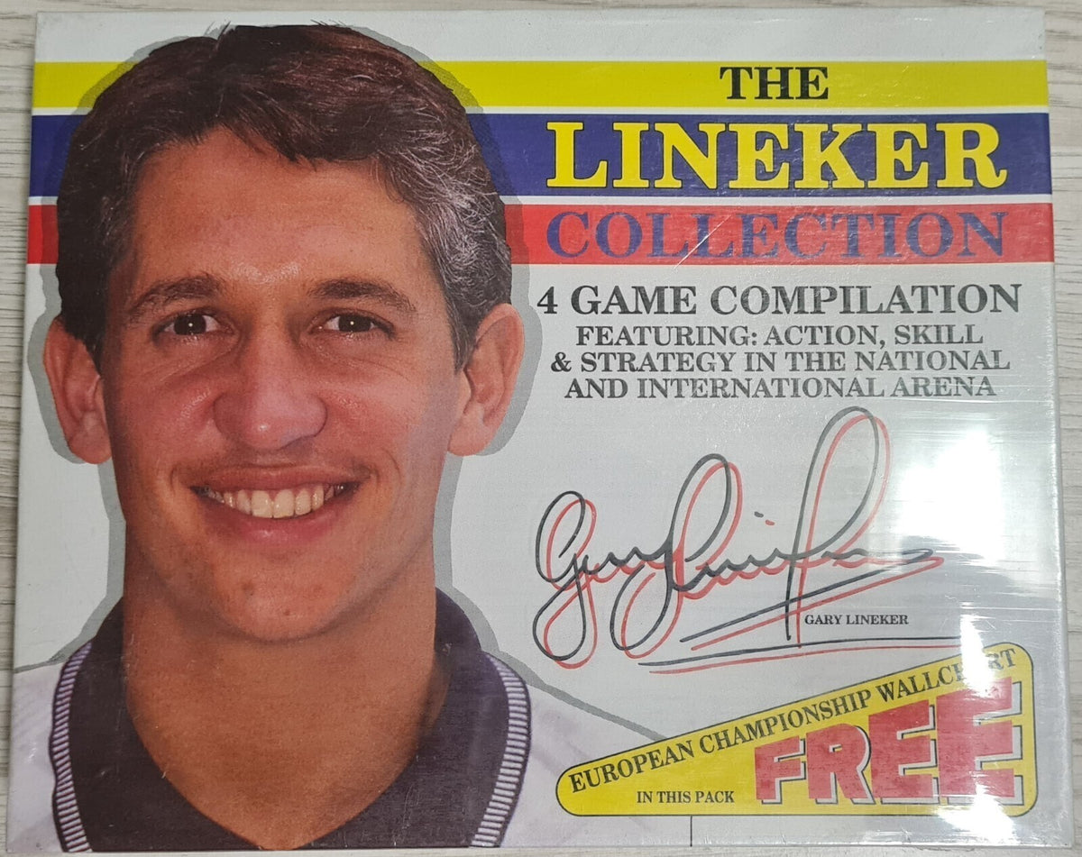 The Lineker Collection 4 Games Compilation - Commodore 64/128 Tape - NEU -