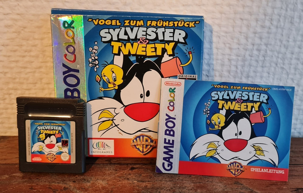Sylvester & Tweety - Vogel zum Frühstück - Nintendo GBC - Gameboy Color - CIB