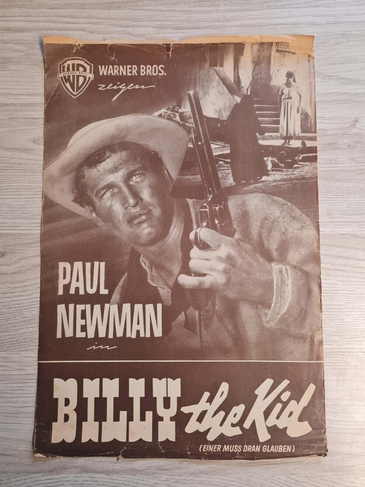 Warner Brothers - Werbe Ratschlag - Billy The Kid - Paul Newman