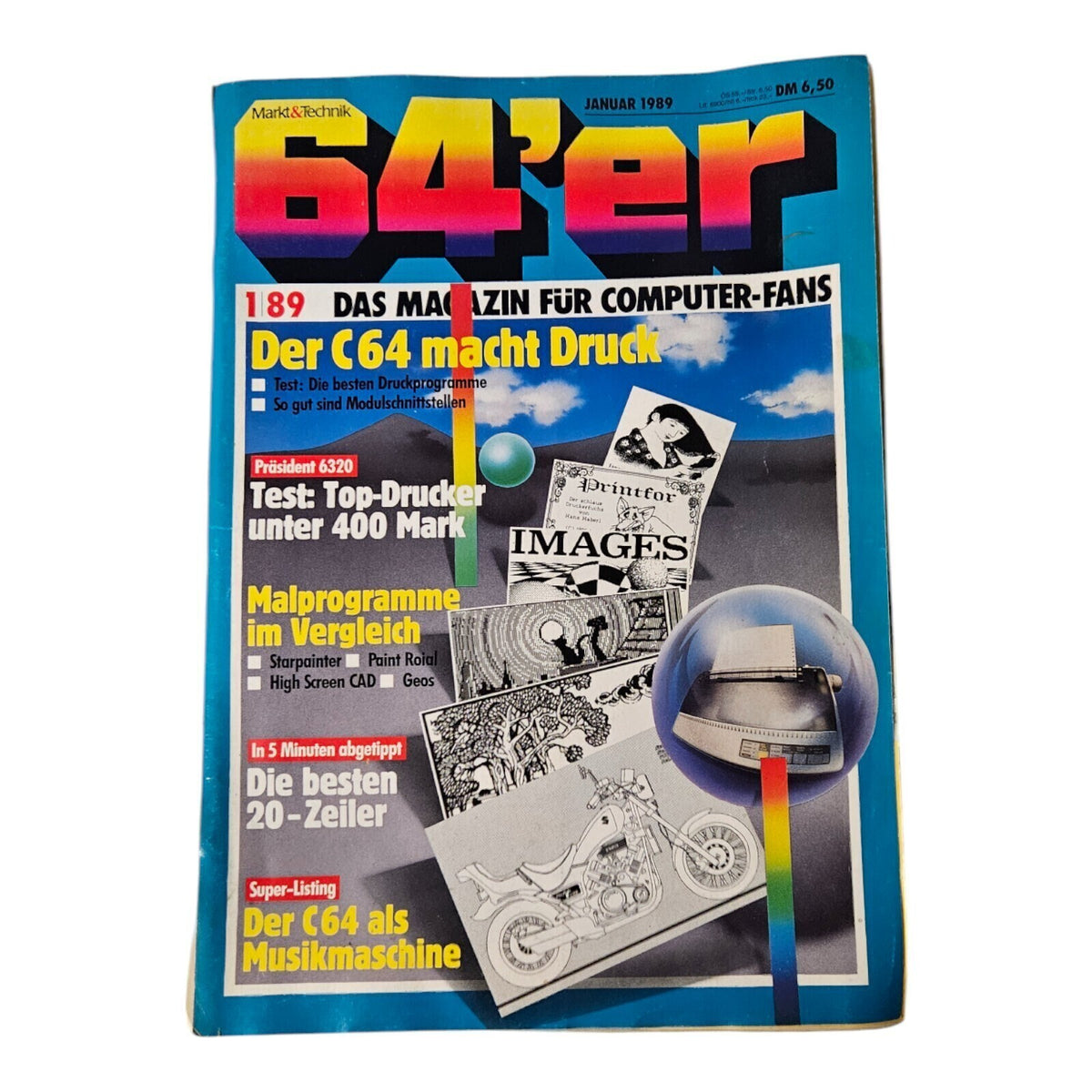 64ér - 01/89 - Mit Disketten - Commodore 64