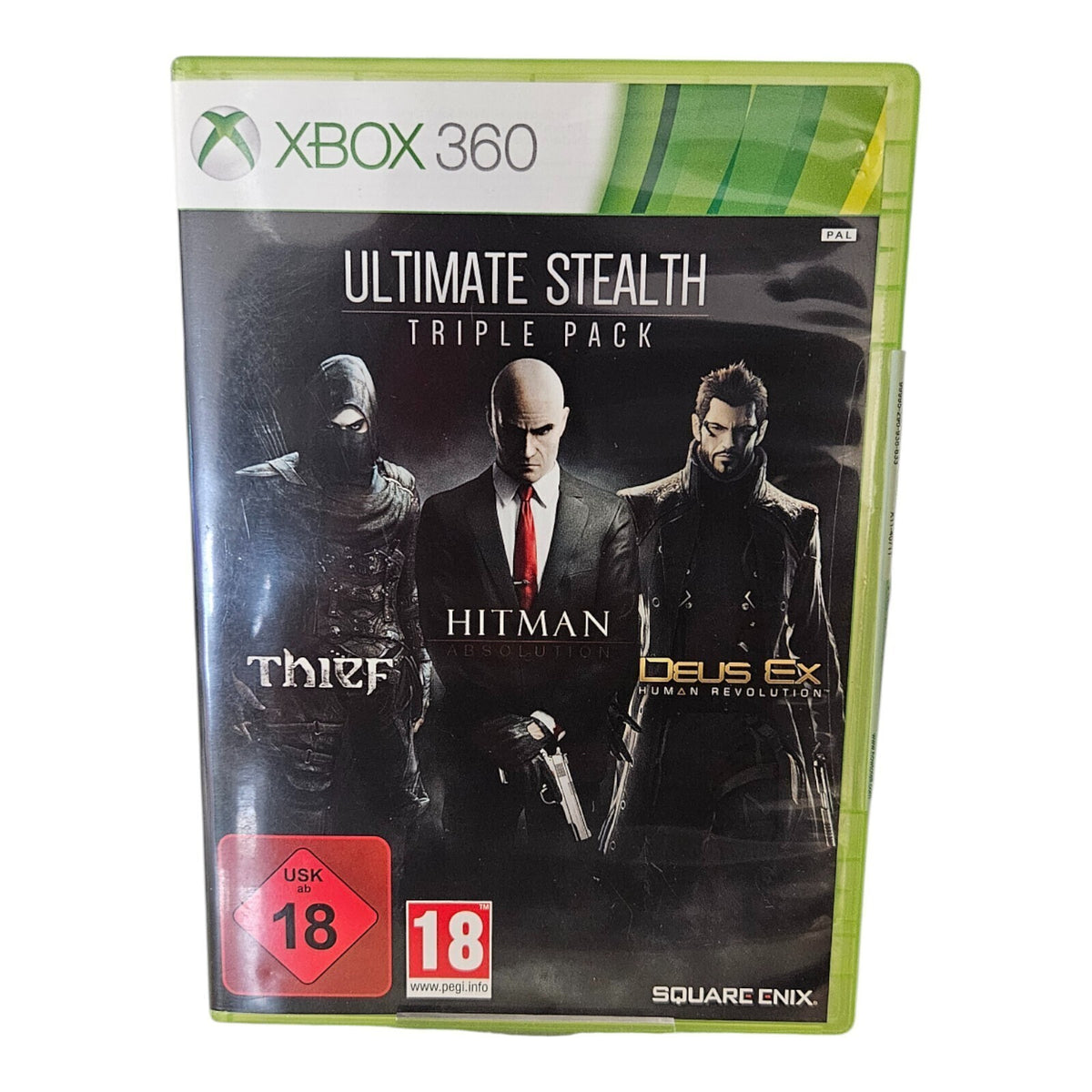 Ultimate Stealth Triple Pack - Thief - hitman - Deus Ex - XBOX 360