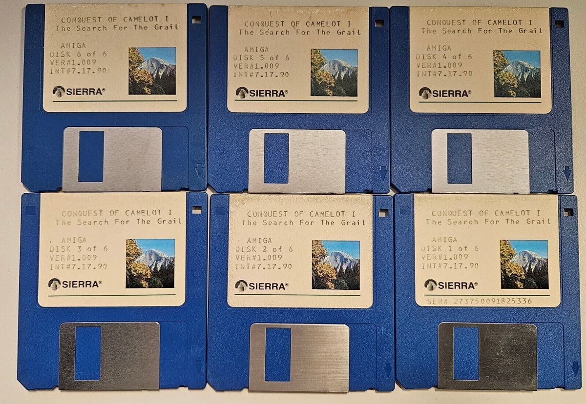 Conquest of the Camelot - The Search for the.. - Commodore Amiga - Nur Diskette