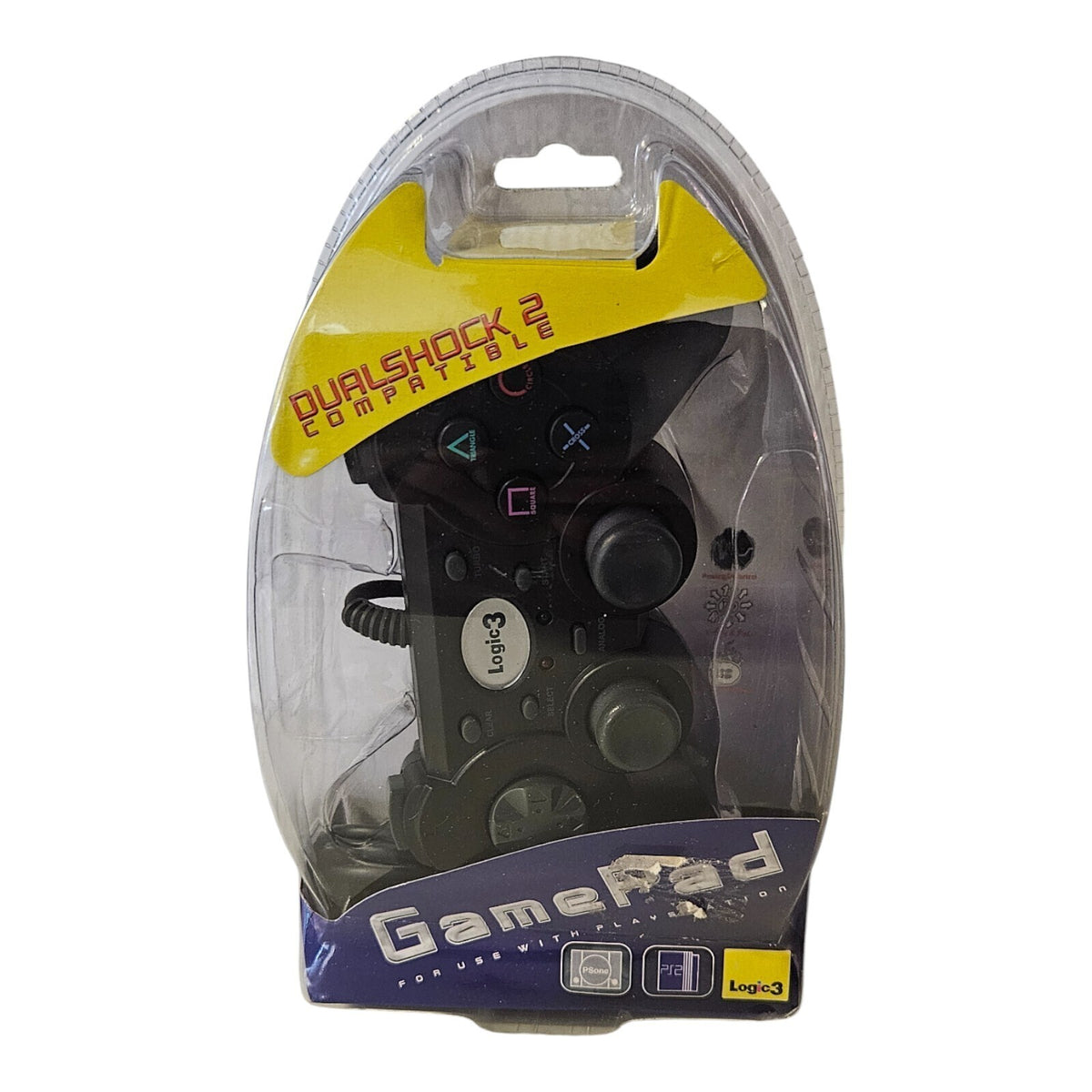Playstation 2 / Playstation One Controller - Schwarz - Logic 3 - Neu