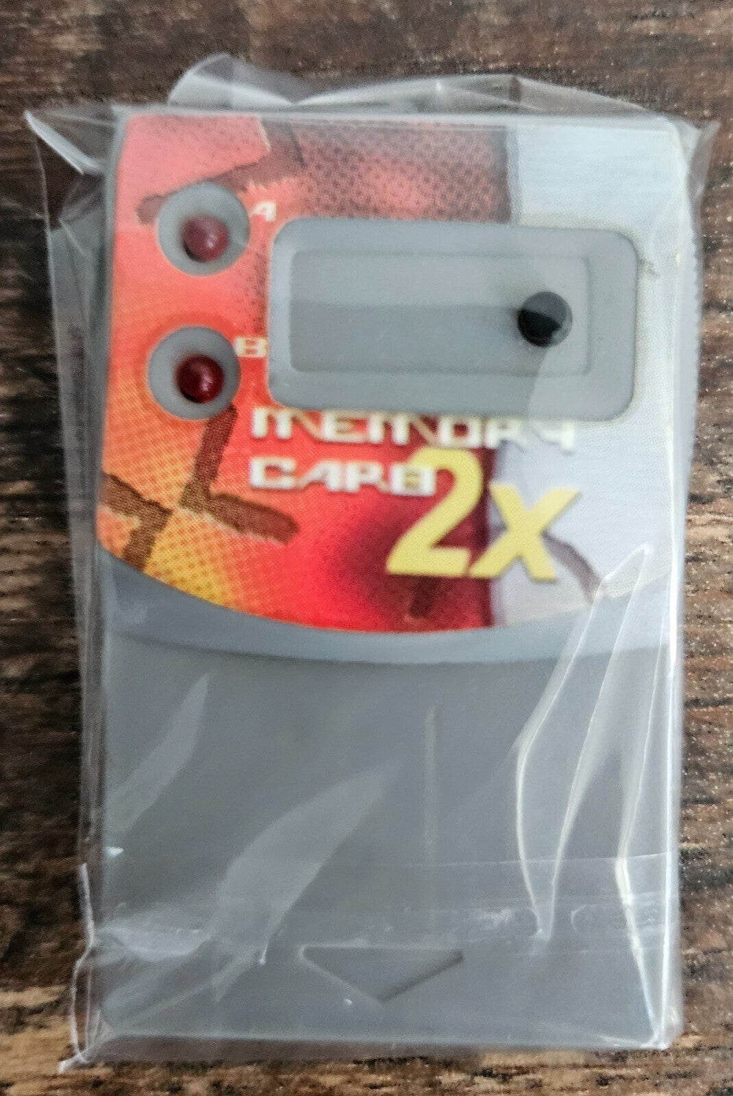 Memory Card / Playstation 1 / PS1 / Doppelte Blöcke / 2 in 1 Memorycard / Grau