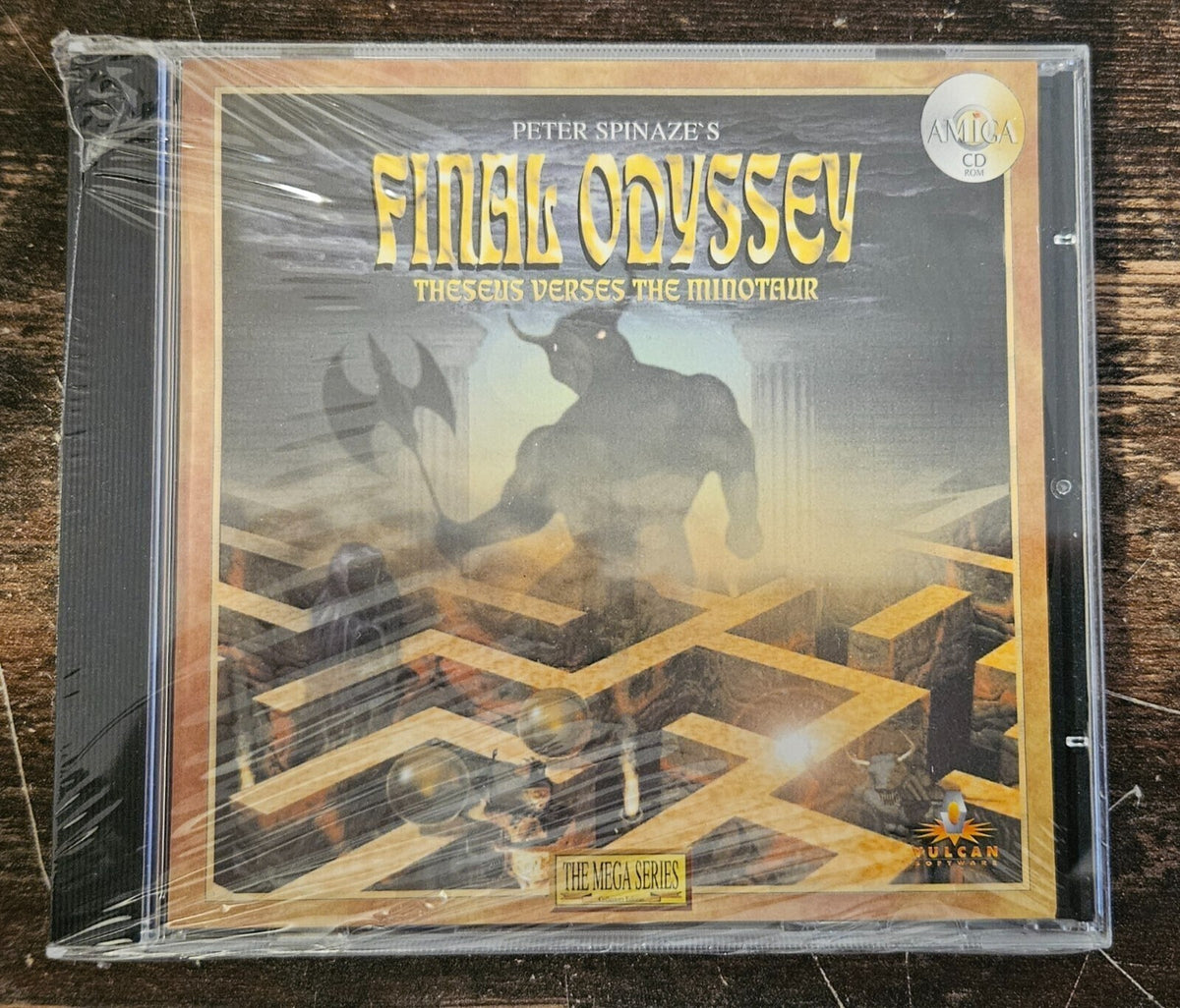 Peter Spinaze´s FINAL ODYSSEY-Theseus verses the Minotau -Commodore Amiga CD NEU