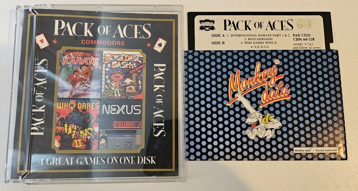 Pack of Aces - Commdoore 64/128 - Diskette