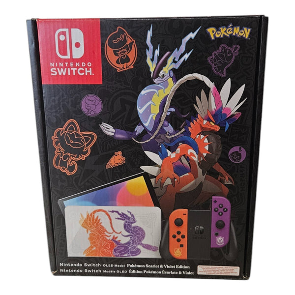 Nintendo Switch - Nintendo Switch Konsole - Mit OVP - Pokemon Design - TOP- OLED