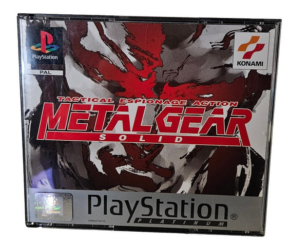 Metal Gear Solid / Playstation 1 / PS1 - Platinum