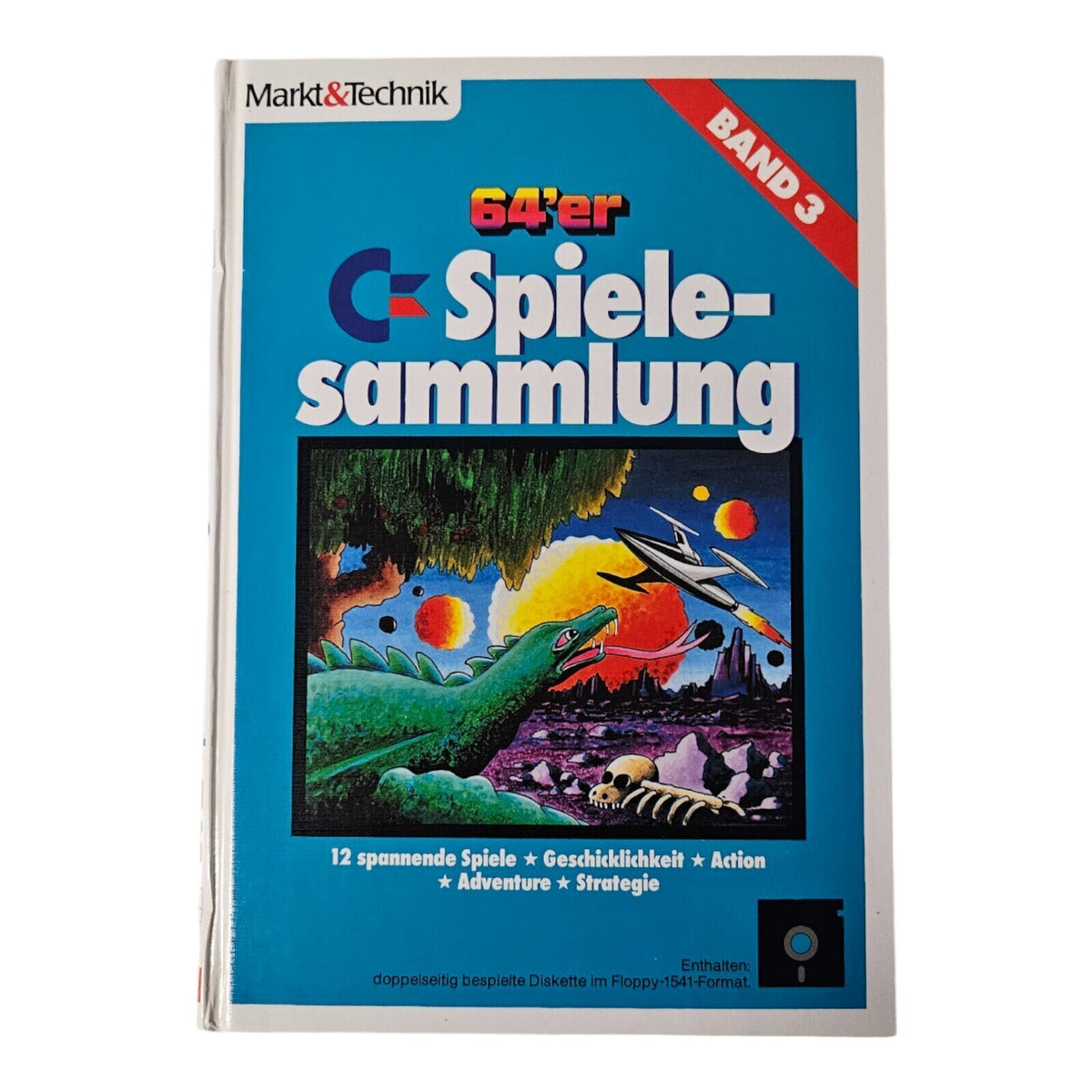 64ér Spiele Sammlung - Band 3 - Markt & Technik - 12 Spiele - Diskette