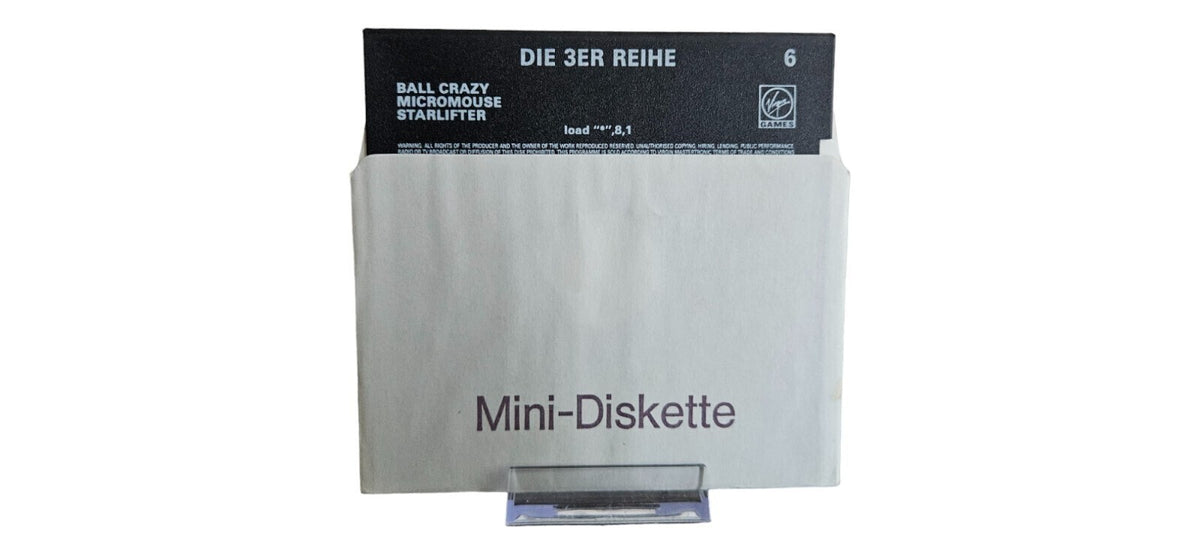 Die 3er Reihe #6 - Ball Crazy-Micromouse-Starlift - Commodore 64/128 - Diskette