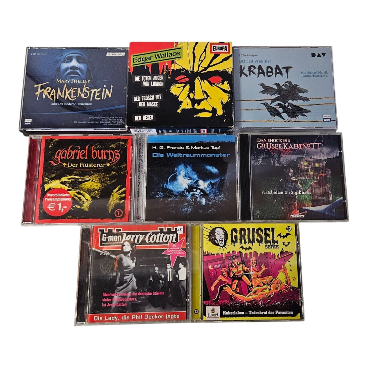 Gemischte Horro Sammlung- Hörspiele - CD - 10 Stück