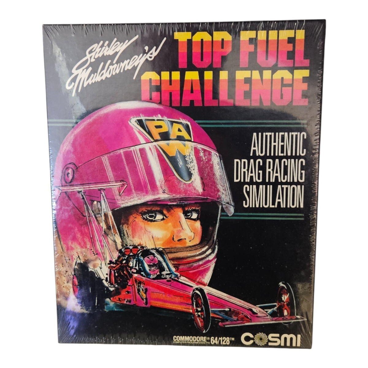 Top Fuel Challenge - Authentic Drag Racing Simulation - Commodore 6 /128 -Sealed