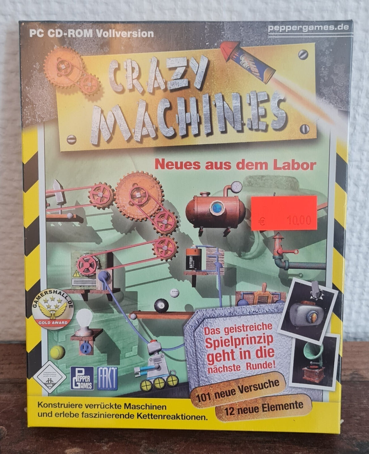 Crazy Machines - NEU - PC - WIN 98 / XP - Big Box -