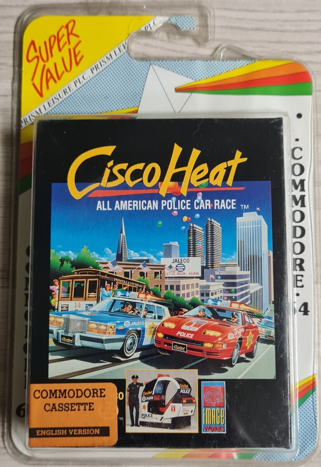 Cisco Heat - Commodore 64/128 Tape - NEU -