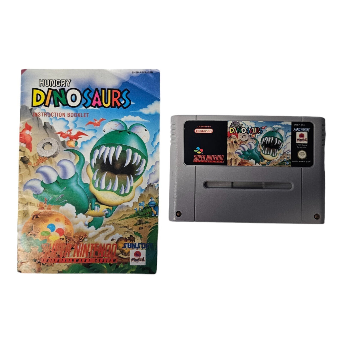Hungry Dinosaurs - Super Nintendo - SNES - Nur Modul + Anleitung