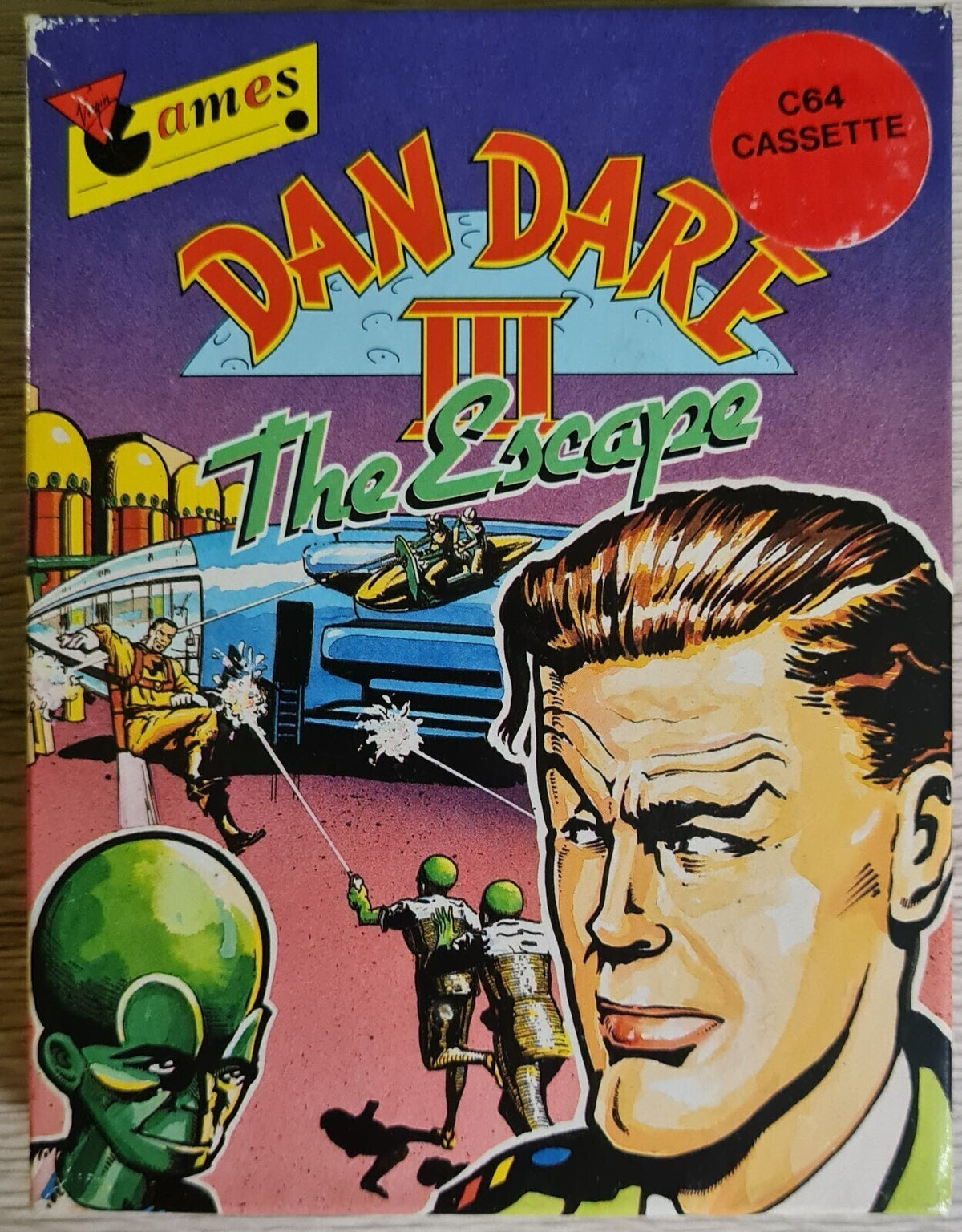 Dan Dare III - The Escape - Commodore 64 / 128 - Tape