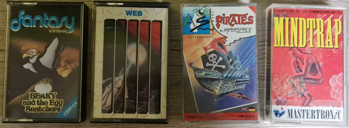 Commodore Tape Spielepaket #4 - Commodore 64 / 128 - Tape