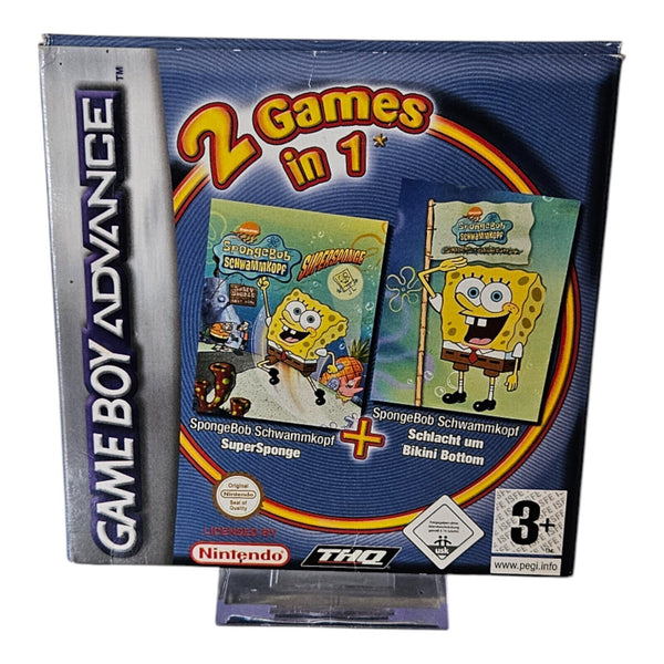 Spongebob Schwammkopf - 2 in 1 - Gameboy Advance- GBA