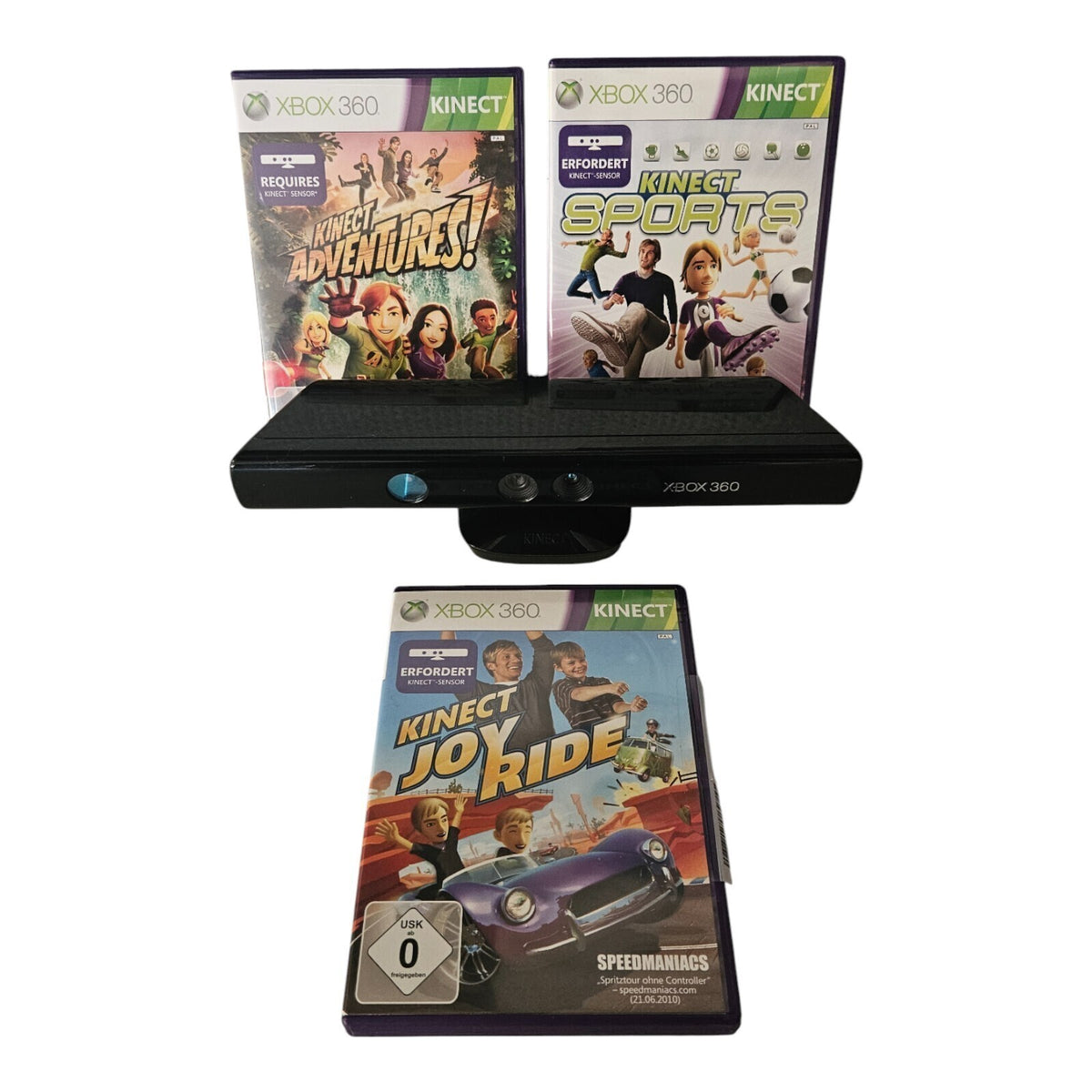 Microsoft XBOX 360 Kinect Set - Kamera - Spiele
