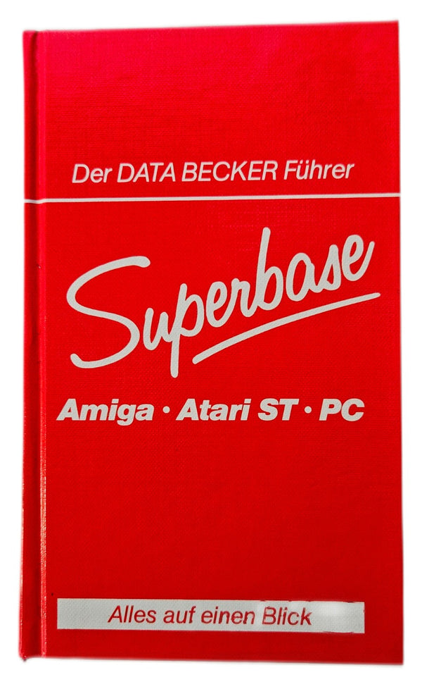 Superbase - Data Becker - Amiga - Atari ST - PC - Commodore Amiga