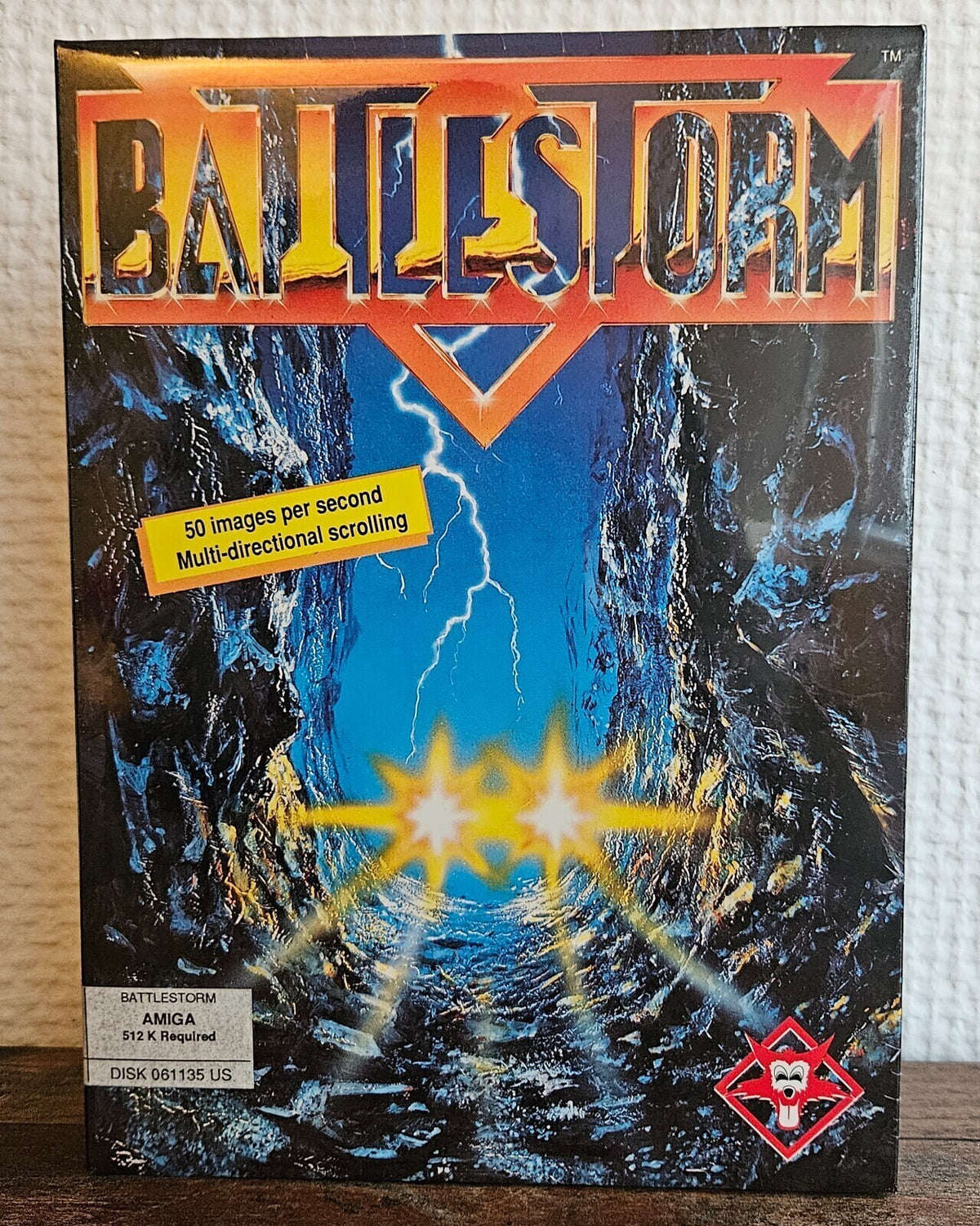 Battlestorm - Commodore Amiga - 1990 - TITUS - SEALED - NEU