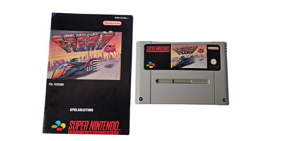 F-Zero - Super Nintendo - SNES - Modul + Anleitung
