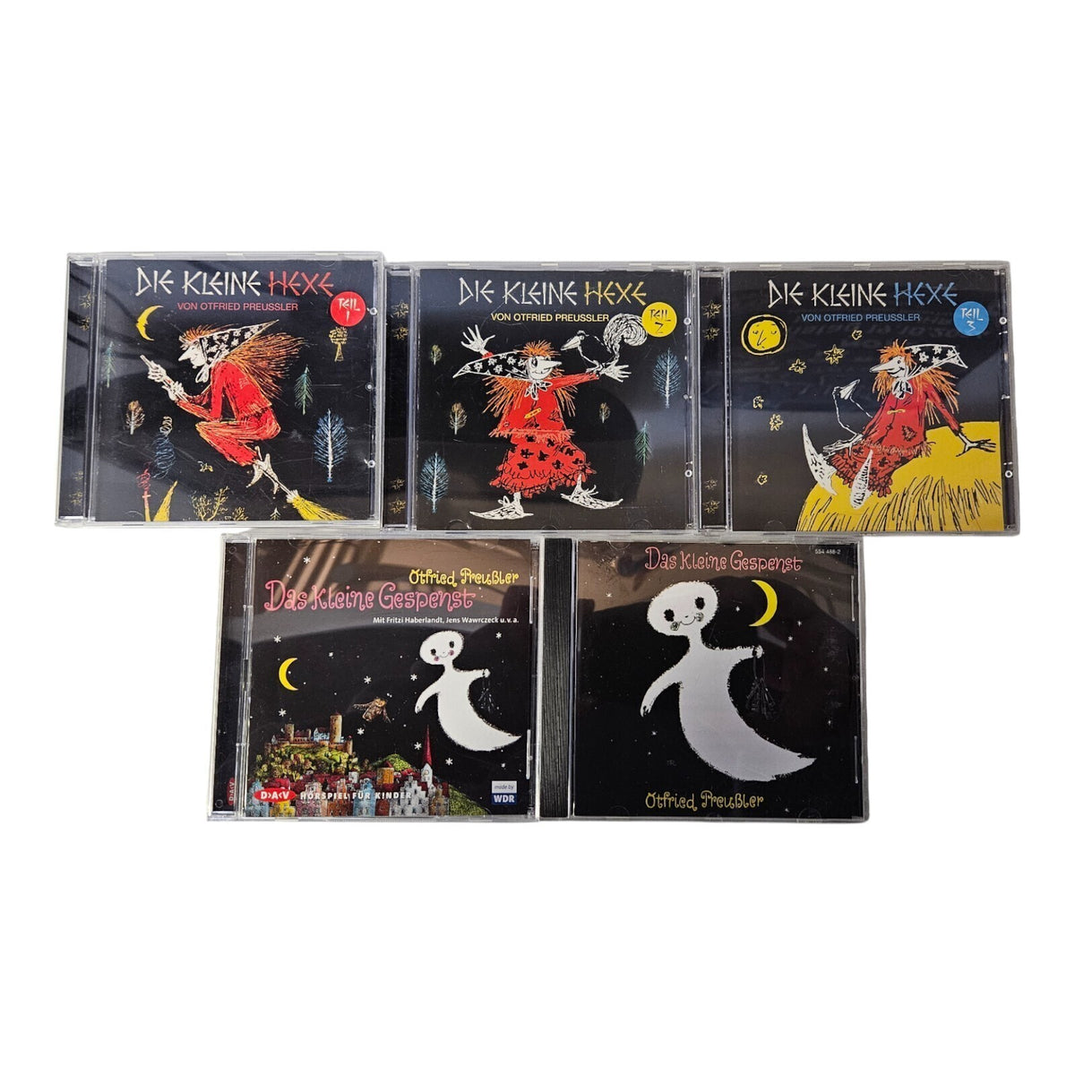Das kleine Gespenst und Die kleine Hexe- Hörspiele - 5 CD´s