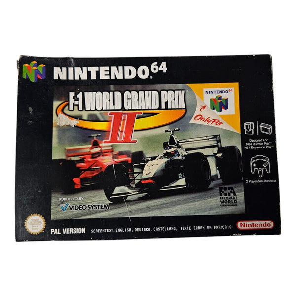 F-1 World Grand Prix II - Nintendo 64 - N64 - Mit OVP !