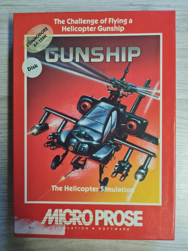 GUNSHIP - Commodore 64 - Diskette