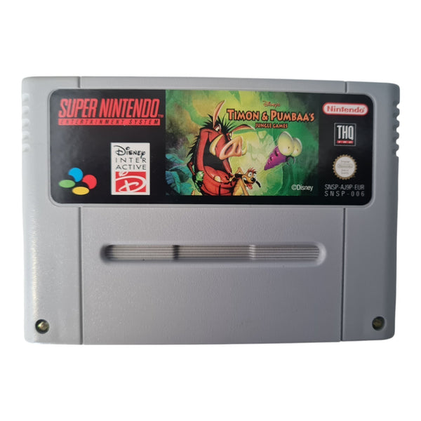 Timon & Pumbaas Jungle Games- Super Nintendo - SNES - Nur Cartridge