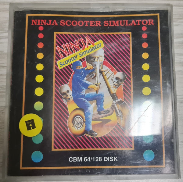 Ninja Scooter Simulator - Commodore 64/128 Diskette