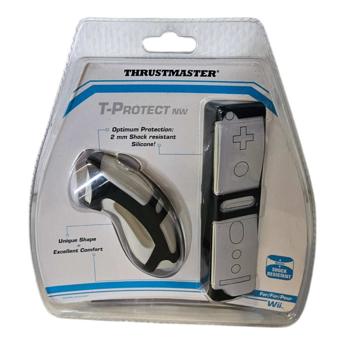 T-Protect - Schutzhülle für Remote Controller + Nunchuk - Schwarz - Neu