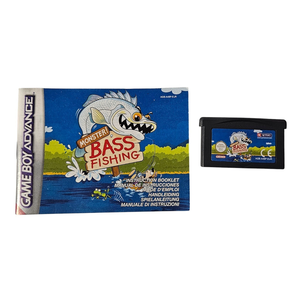 Monster ! Bass Fishing - Game Boy Advance - GBA