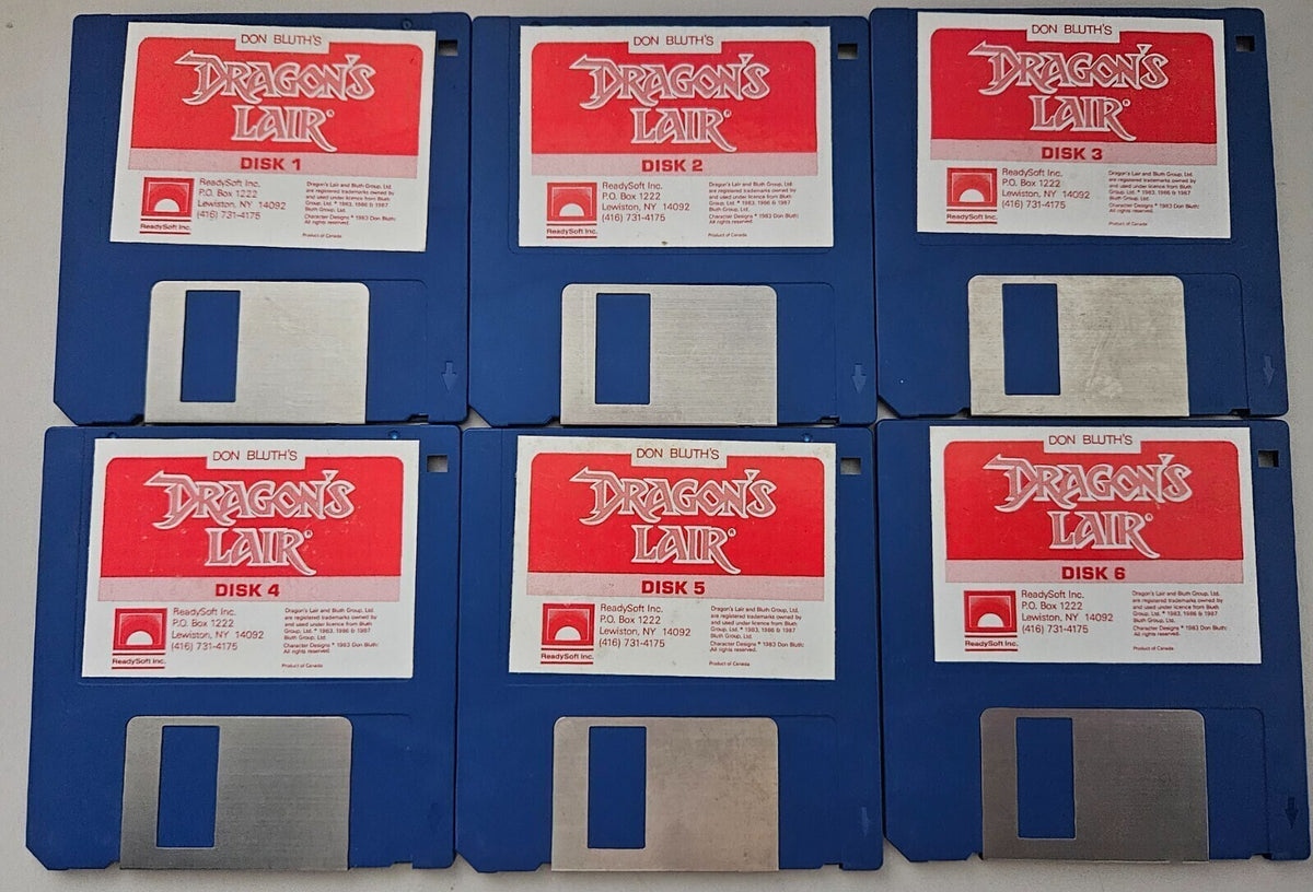 Dragons Lair - Commodore Amiga - Nur Diskette