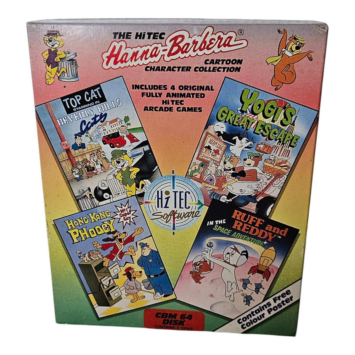 Hanna Barbera Catoon Collection - Yogi Bear - Commodore 64/128 / C64 - C128