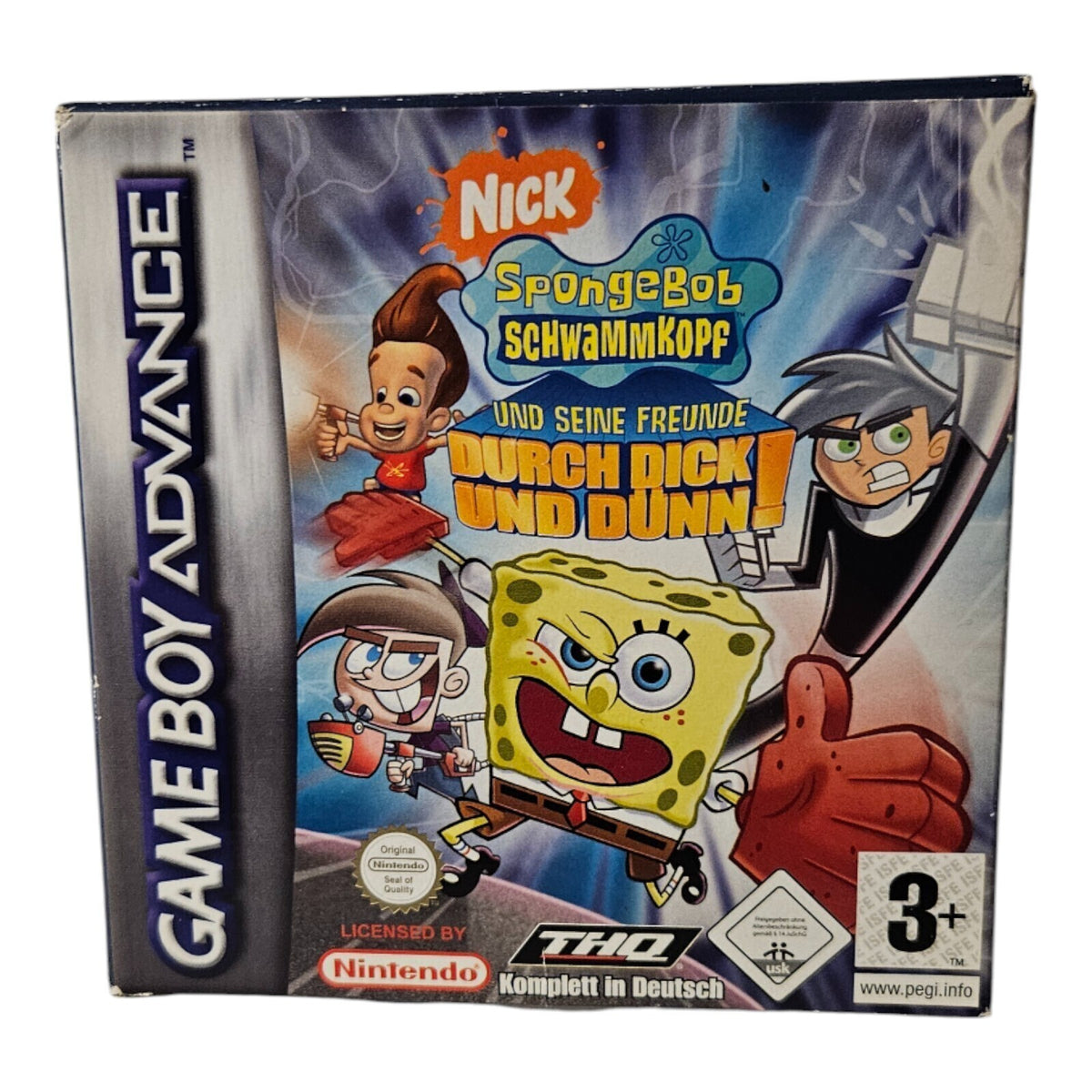 Spongebob Schwammkopf und seine Freunde - Durch Dick & Dü - Gameboy Advance- GBA