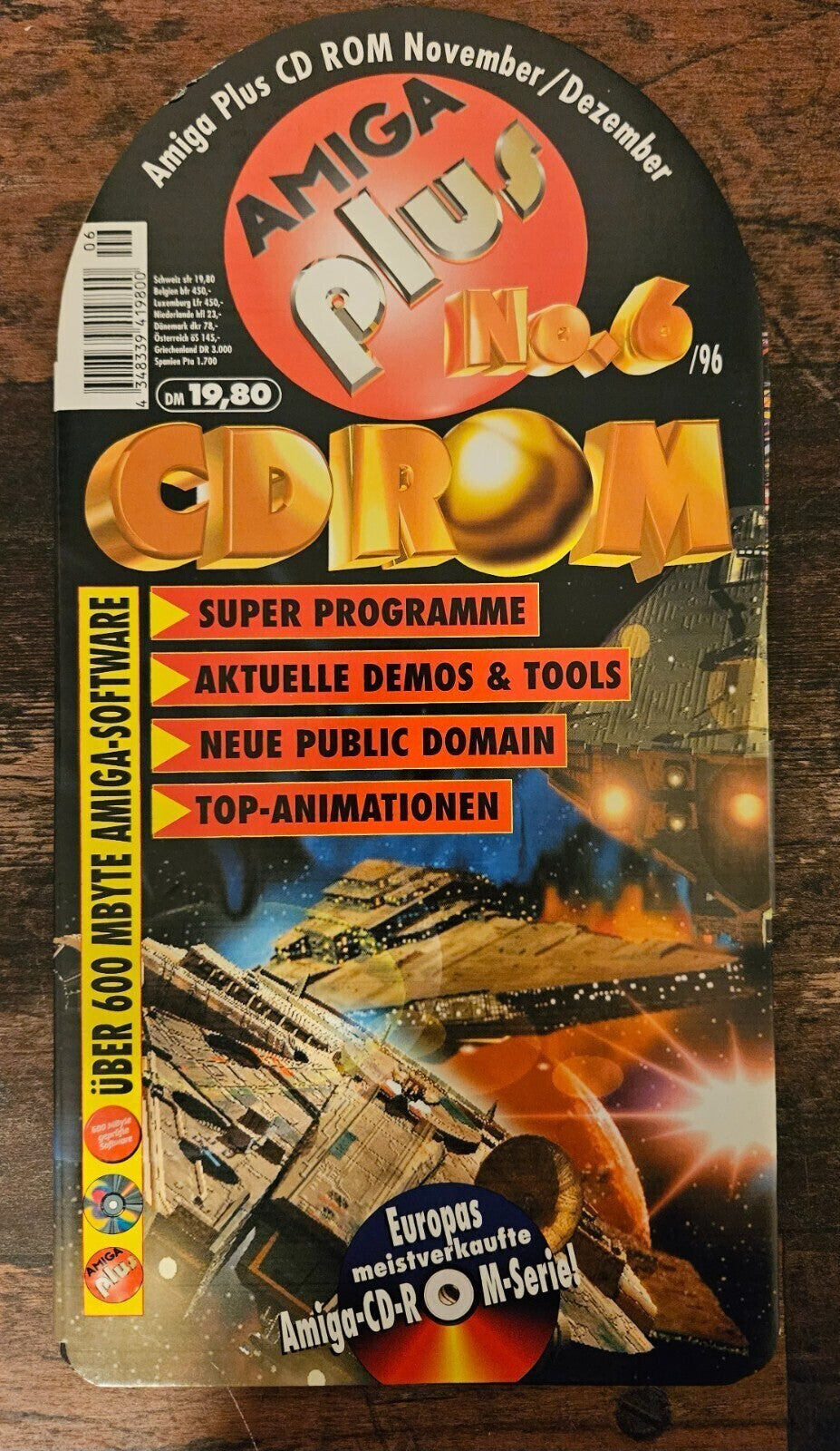 Amiga Plus CD Rom - #6/96 - Commodore Amiga CD - Versiegelt