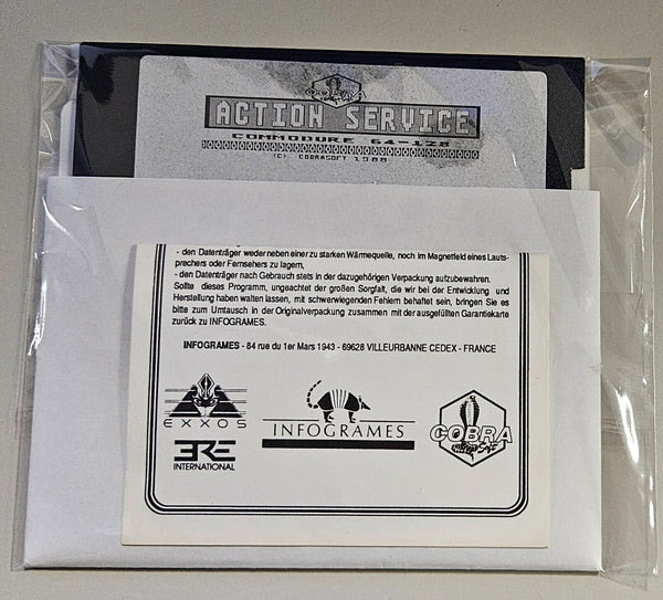 Action Service - Commodore 64 / C64 / 128 / Diskette