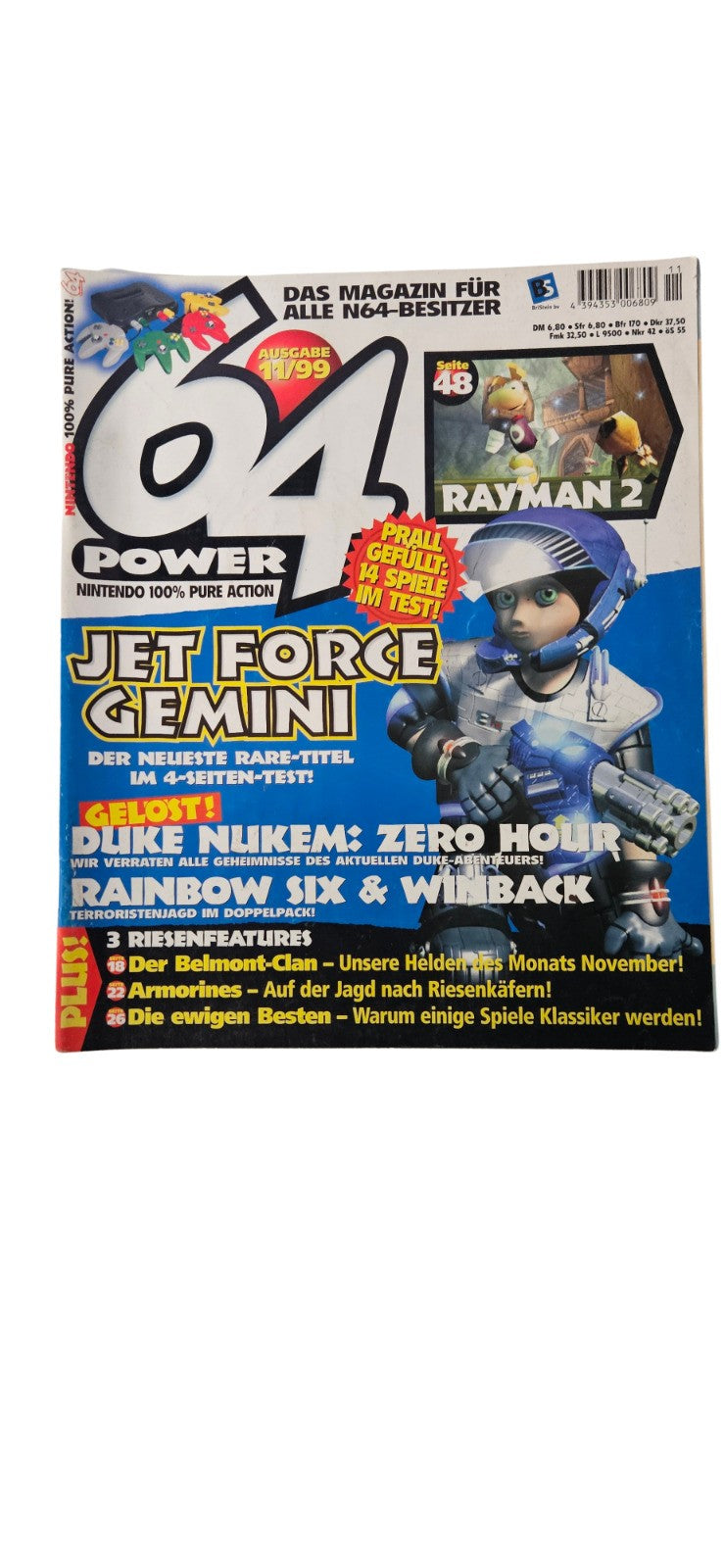 64 Power Sammlung - 1998/99 + N-Zone Heft Zelda - Viele noch mit Poster