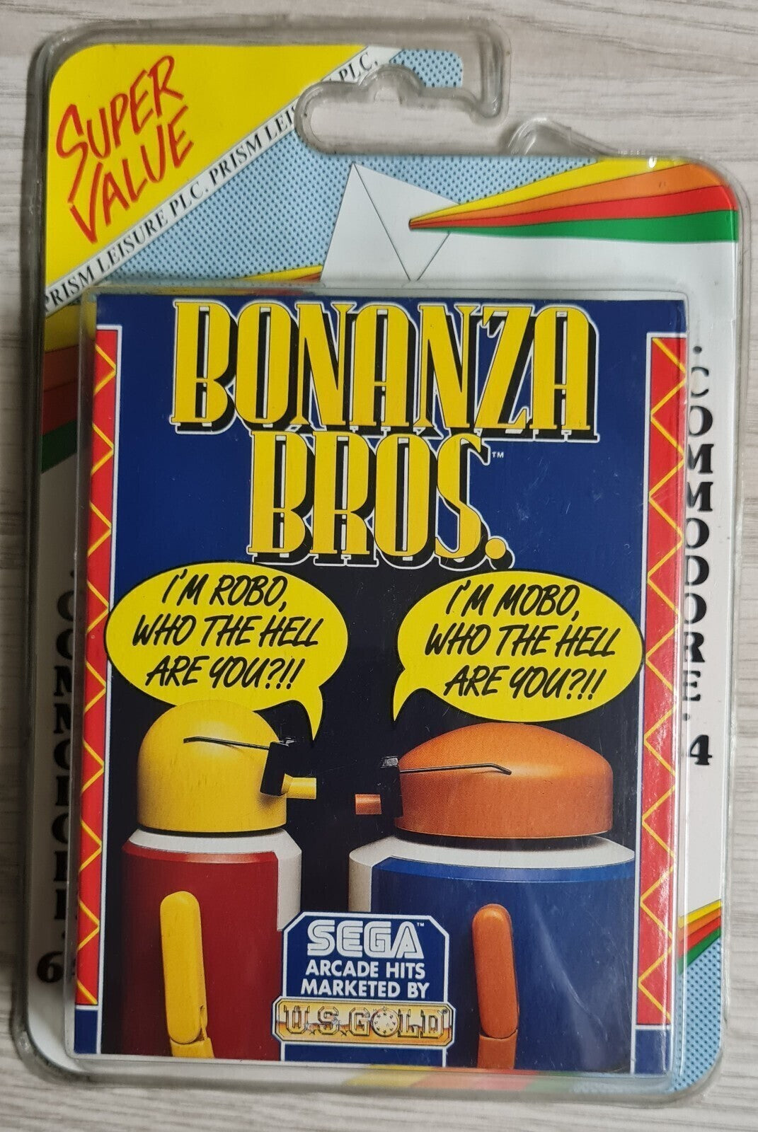 Bonanza Bros. - Commodore 64/128 Tape - NEU -