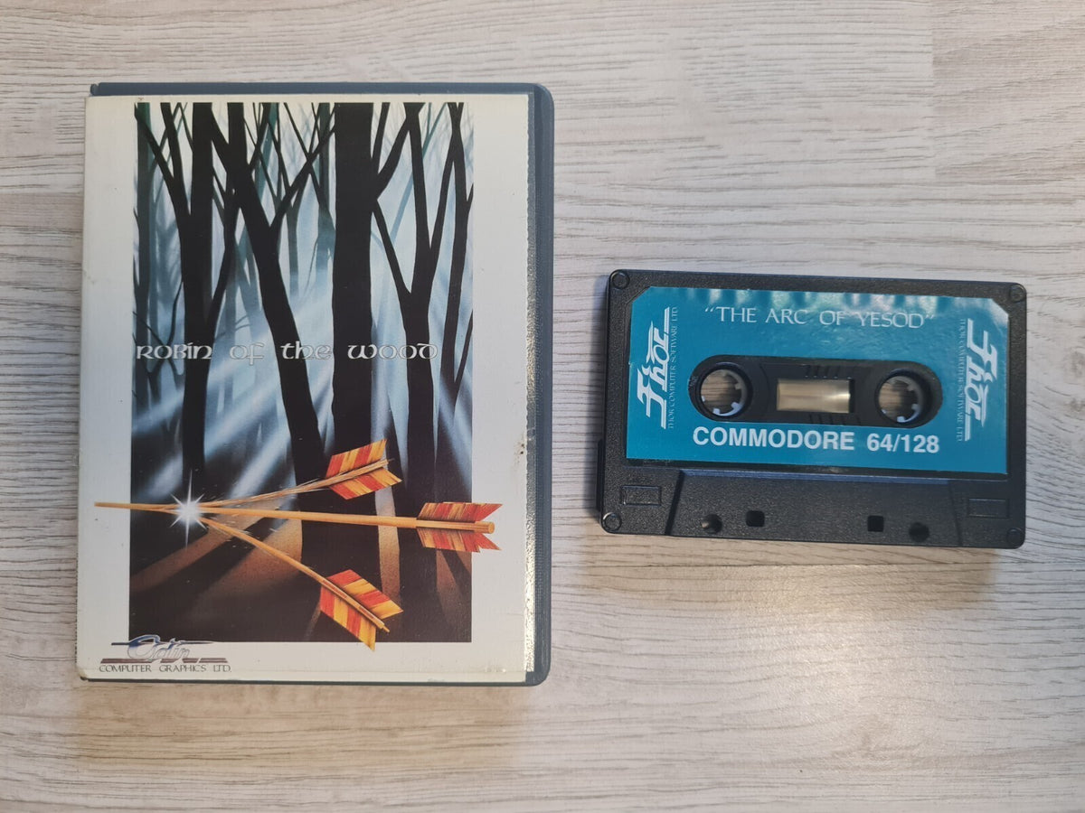 Robin of the Wood / The Arc of Yesod - Commodore 64 - Tape