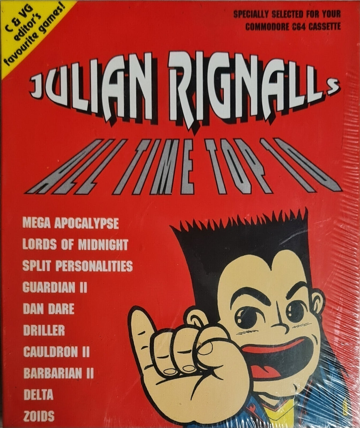 Julian Rignalls All Time Top 10 - NEU - - Commodore 64 / 128 - Tape
